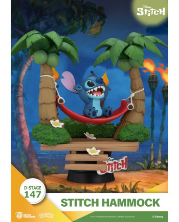 LILO & STITCH - Stitch "Hammock" - Diorama D-Stage 14cm