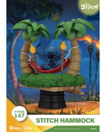 LILO & STITCH - Stitch "Hammock" - Diorama D-Stage 14cm