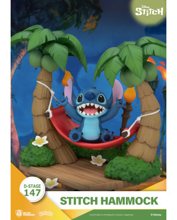 LILO & STITCH - Stitch "Hammock" - Diorama D-Stage 14cm