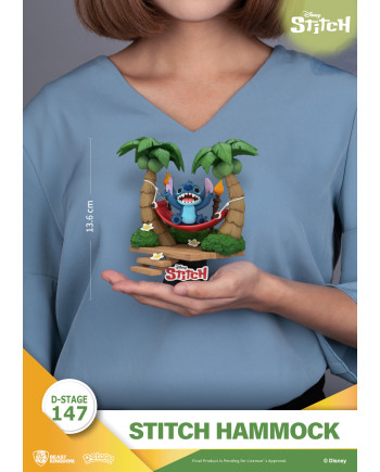 LILO & STITCH - Stitch "Hammock" - Diorama D-Stage 14cm