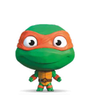 TEENAGE MUTANT NINJA TURTLES - Michelangelo - Elastikorps Figure 10cm