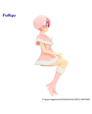 RE ZERO - Ram "Snow" - Statue Noodle Stopper 14cm