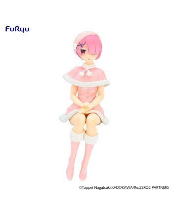 RE ZERO - Ram "Snow" - Statue Noodle Stopper 14cm