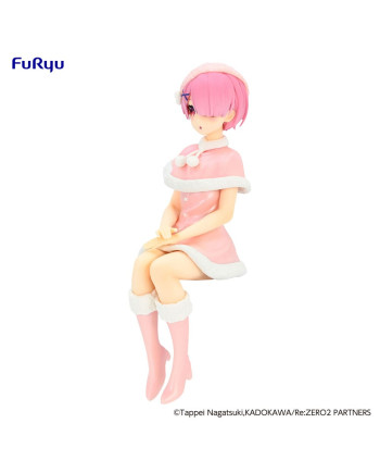 RE ZERO - Ram "Snow" - Statue Noodle Stopper 14cm