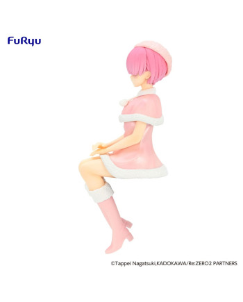 RE ZERO - Ram "Snow" - Statue Noodle Stopper 14cm