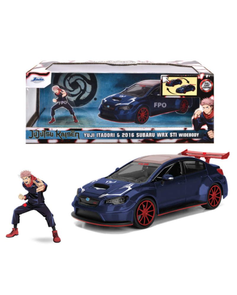 JUJUTSU KAISEN - Yuji Itadori & 2016 Subaru WRX STI Widebody - 1:24