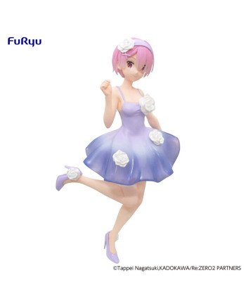 RE ZERO - Ram "Flower Dress"  - Statue Trio-Try-iT 21cm