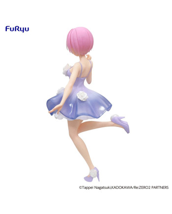 RE ZERO - Ram "Flower Dress"  - Statue Trio-Try-iT 21cm