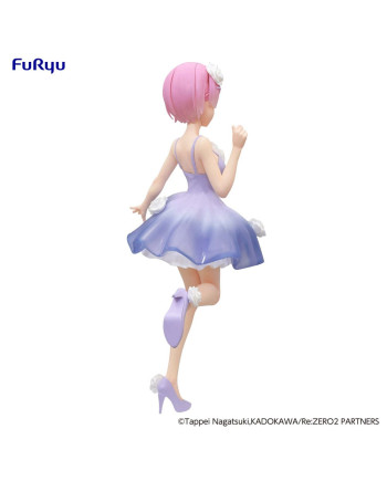 RE ZERO - Ram "Flower Dress"  - Statue Trio-Try-iT 21cm