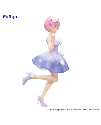 RE ZERO - Ram "Flower Dress"  - Statue Trio-Try-iT 21cm