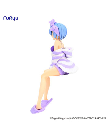 RE ZERO - Rem "Room Wear Purple"  - Statue PVC Noodle Stopper 14cm
