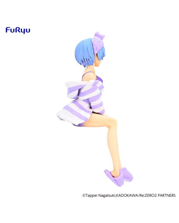 RE ZERO - Rem "Room Wear Purple"  - Statue PVC Noodle Stopper 14cm