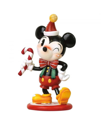 DISNEY - Miss Mindy World - Resin Statue - Christmas Mickey - 16cm