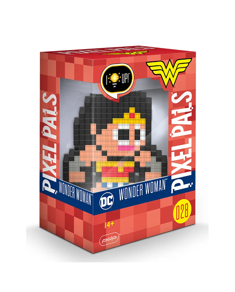 PIXEL PALS Light Up Collectible Figures - Wonder Woman