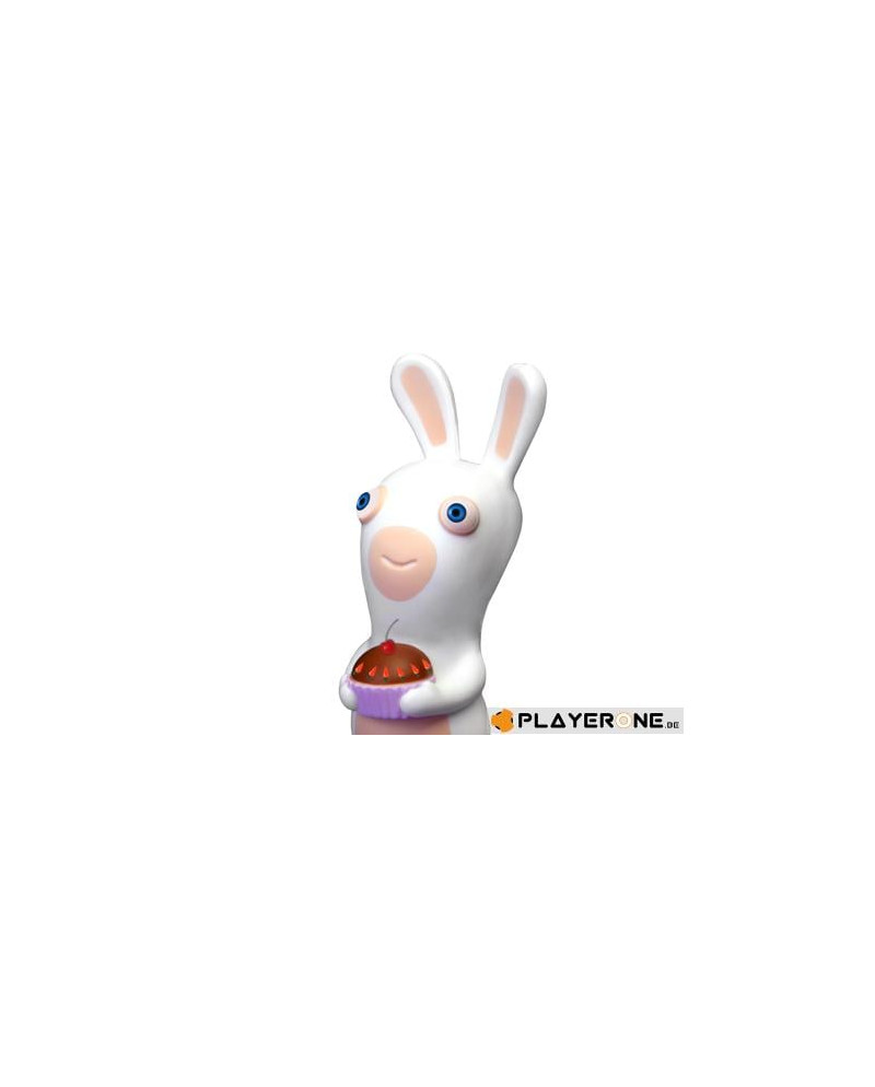 LAPINS CRETINS - Figurine Anti Stress - Modele 3 - Gateau (10 Cm)