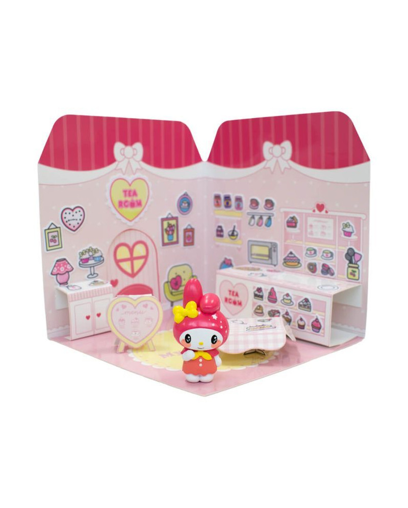 HELLO KITTY - Melody 6cm Sticker House Tea Room