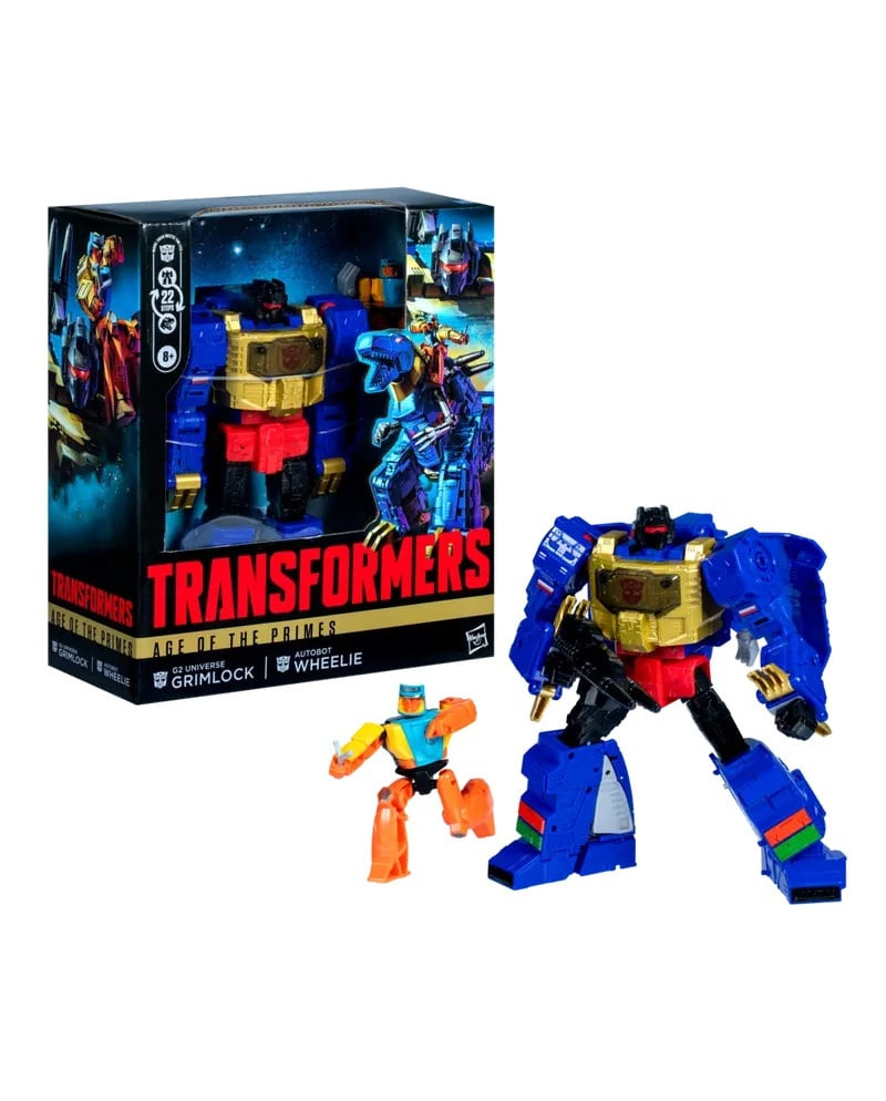 TRANSFORMERS - Grimlock & Wheelie - Figure Age of the Primes 19cm