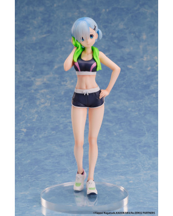 RE ZERO - Rem "Sport Wear" - Statue 23cm