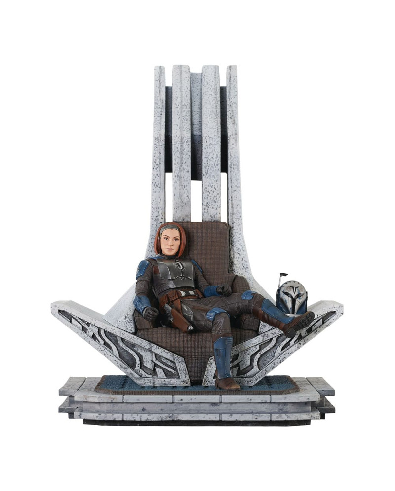 THE MANDALORIAN - Bo-Katan on Throne - Statue Premier Collection 35cm