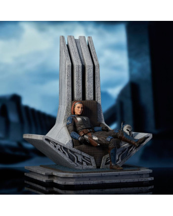 THE MANDALORIAN - Bo-Katan on Throne - Statue Premier Collection 35cm