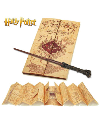 HARRY POTTER - Harry's wand & Marauder's map