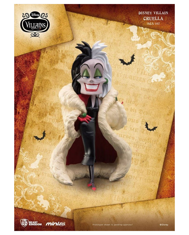 DISNEY VILLAINS - Figurine Mini Egg Attack - Cruella - 8cm