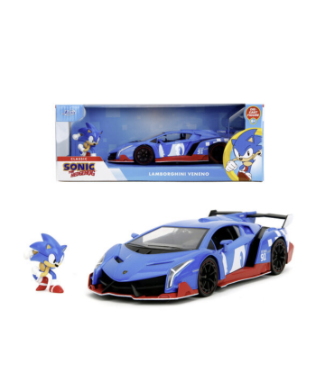 SONIC - Sonic & Lamborghini Veneno - 1:24