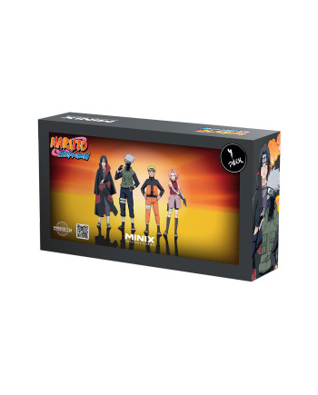 NARUTO SHIPPUDEN - Naruto, Kakashi, Itachi, .. - Pack 4 Fig. Minix 7cm