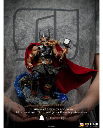 MARVEL COMICS - Thor Unleashed - Statue Deluxe Art Scale '28x21x16cm'