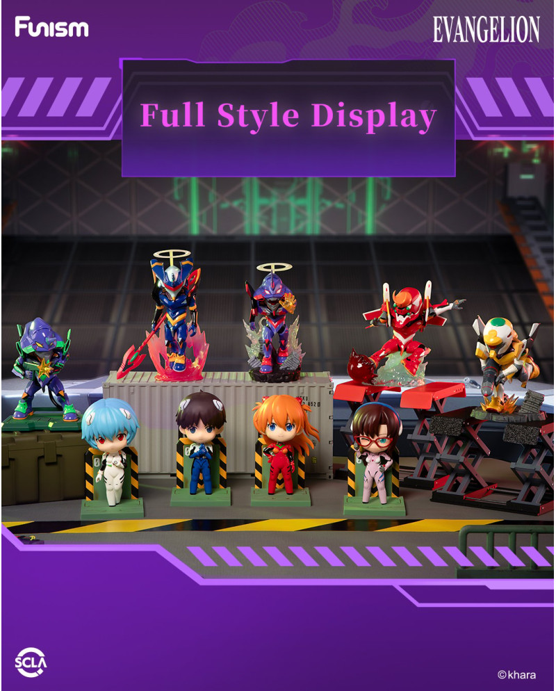 EVANGELION - EVA - Blind Box 8 Figure set 12cm