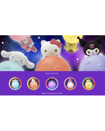 HELLO KITTY - Little Moon Light Series - Assortiment 12 Figures 8.22cm