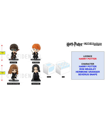 HARRY POTTER - ChibiMasters Figure 8cm - Box 12 pcs