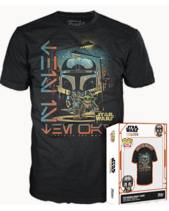 THE MANDALORIAN - Mando & The Child - T-Shirt POP (S)