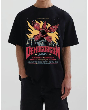 STRANGER THINGS - Demogorgon Live - Men's T-Shirt (L)