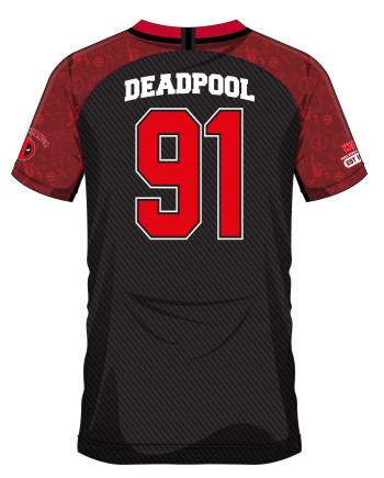 MARVEL - Deadpool 91 - Soccer Jersey Men (M)