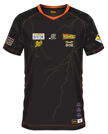 BACK TO THE FUTURE - Hey McFly 85 - Soccer Jersey Men (XXL)