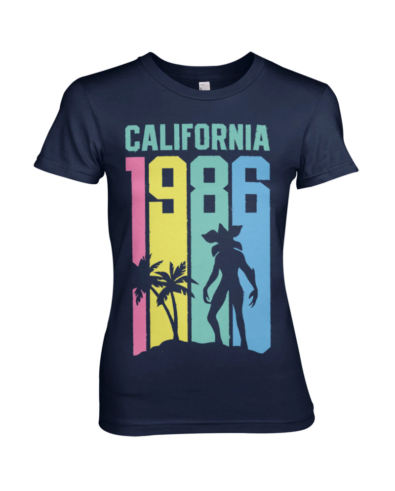 STRANGER THINGS - California 1989 - T-Shirt Girl (XXL)