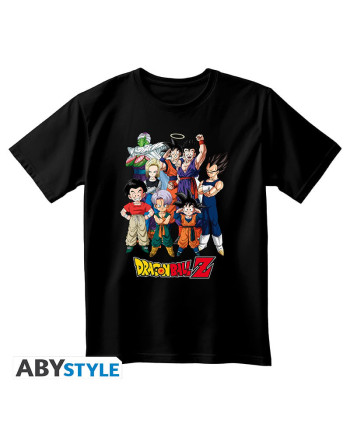 DRAGON BALL - T-Shirt DBZ Goku's Group Unisex black (XS)