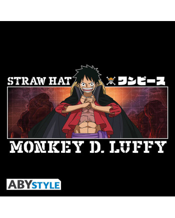 ONE PIECE - T-Shirt Monkey D.Luffy Unisex black (M)