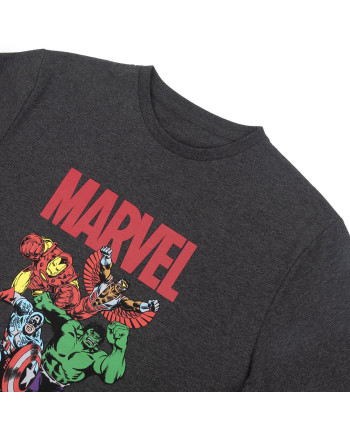 MARVEL - Cotton T-Shirt - 4 Characters - Size L
