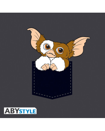GREMLINS - T-Shirt - Pocket Gizmo - Dark Grey - (XS)