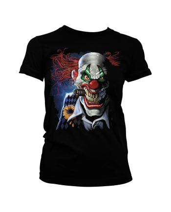 HORROR - T-Shirt Joker Clown - GIRL (L)