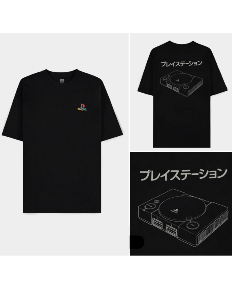 PLAYSTATION - Logo & Console - Men T-Shirt (L)