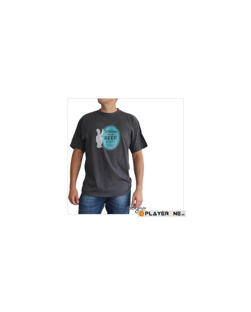 SIMPSONS - T-Shirt Homme BEER - Dark Grey (S)