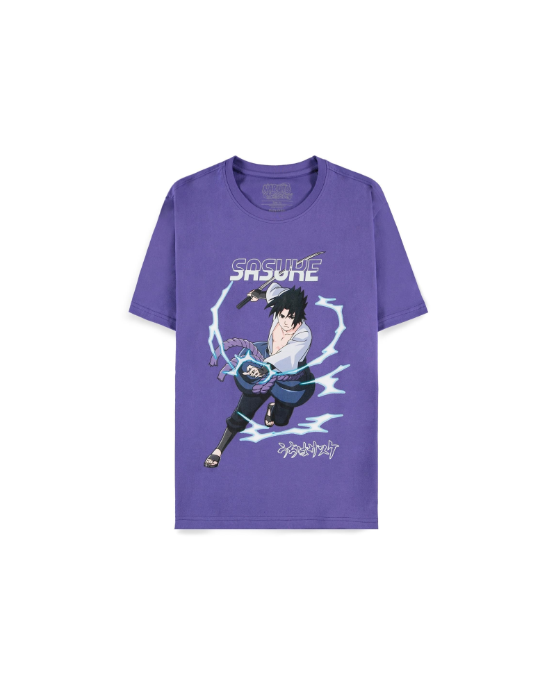 NARUTO - Sasuke Purple - Men T-Shirt (S)