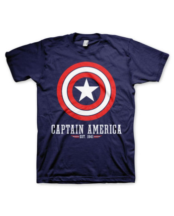 CAPTAIN AMERICA - Navy - T-Shirt (S)