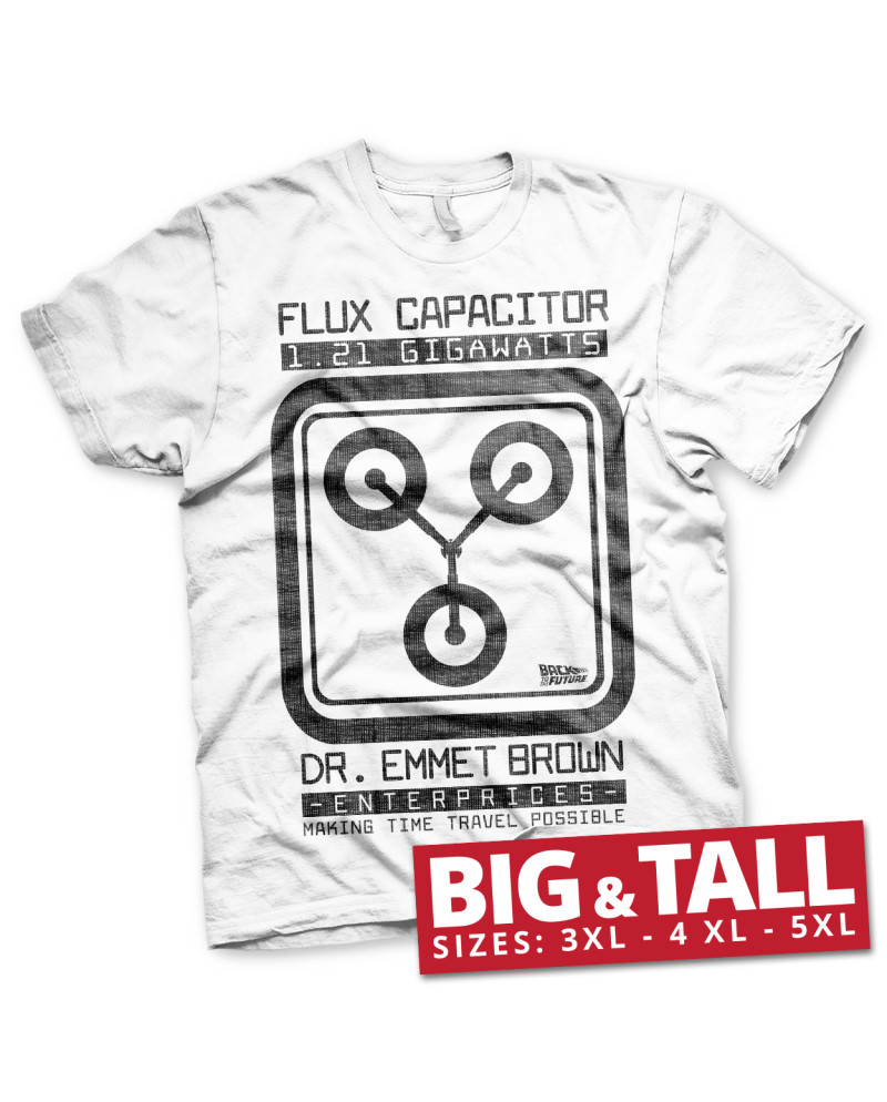 BACK TO THE FUTURE - T-Shirt Big & Tall - Flux Capacitor (3XL)