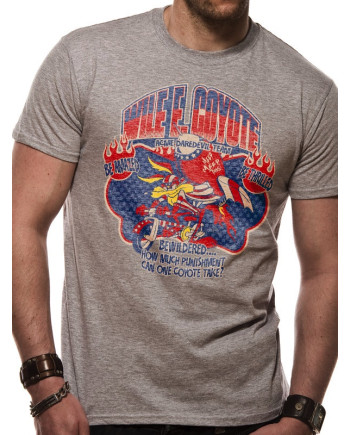 LOONEY TUNES - T-Shirt IN A TUBE- Wile E Coyote (S)