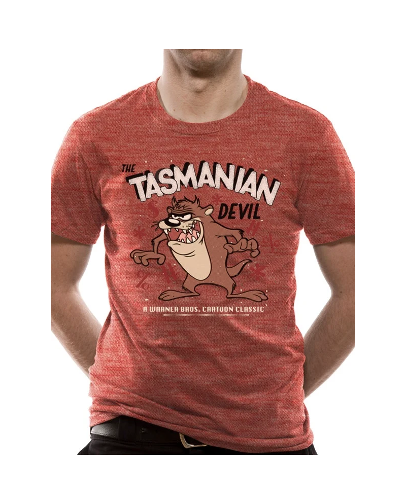 LOONEY TUNES - T-Shirt IN A TUBE- Tazmania Devil (M)