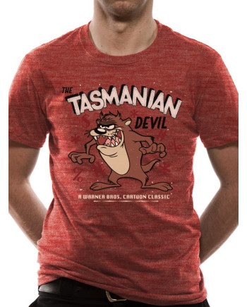 LOONEY TUNES - T-Shirt IN A TUBE- Tazmania Devil (M)